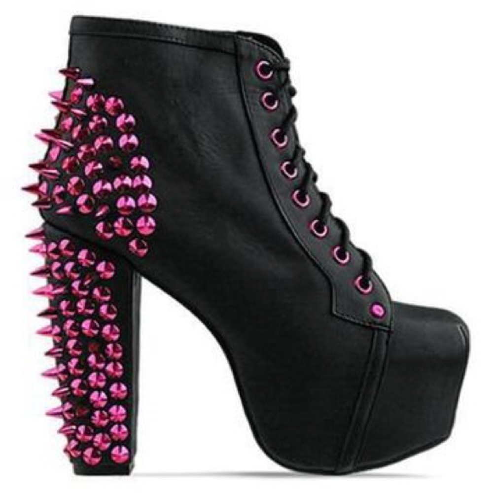 RARE Jeffrey Campbell Pink Spike Lita